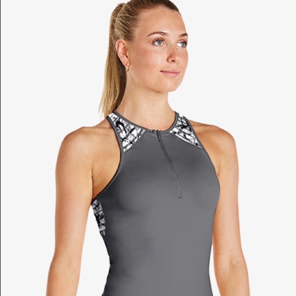 NWT Bloch Grey Dance Tank Top